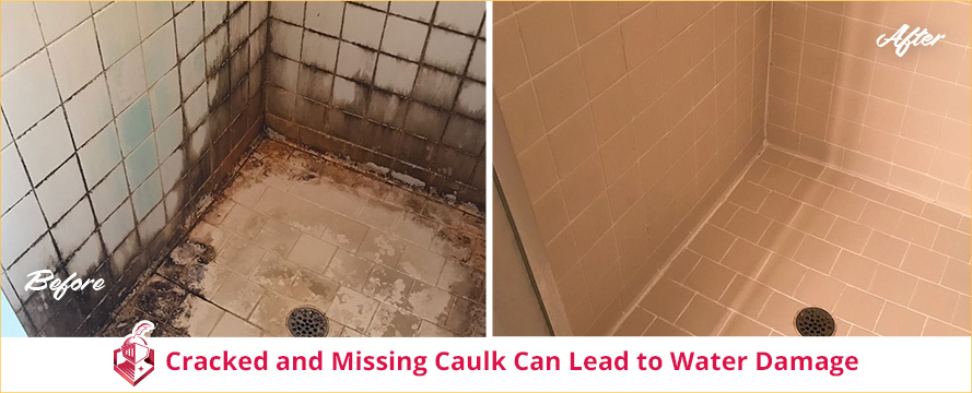 Cracked or Missing Caulk Can Lead to Water Damage