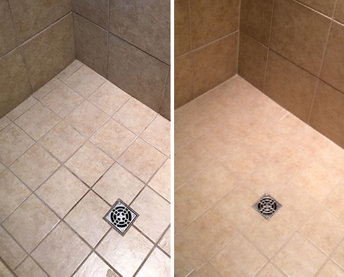 Shower Restored by Our Tile and Grout Cleaners in The Hills, TX 