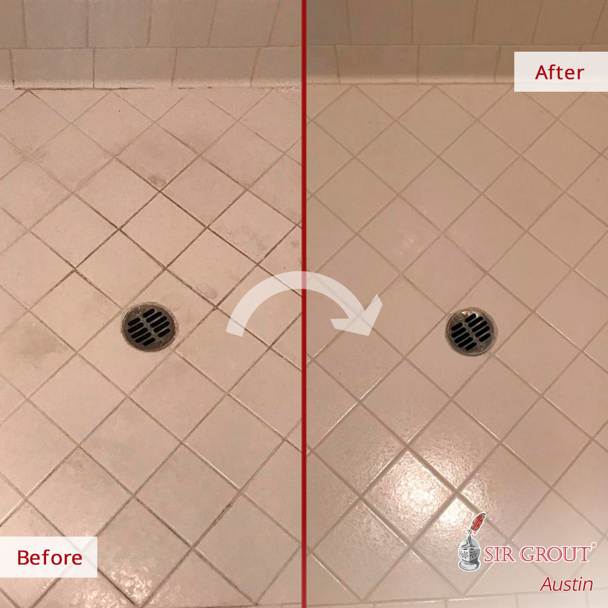 A Grout Sealing Job in Austin Enhanced and Shielded the Surfaces of