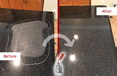 Before And After Stone Countertop Restoration
