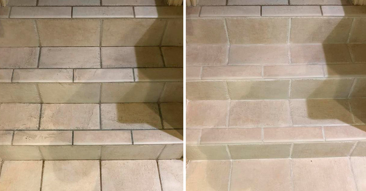 These Floors in Park Ridge Receive a Full Restoration From Our Grout  Cleaning Experts